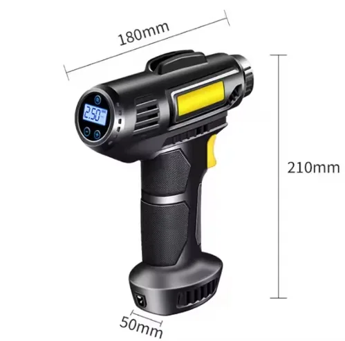 Portable mini digital tire inflator